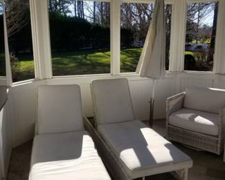 Serena & Lily Pacifica chaises 