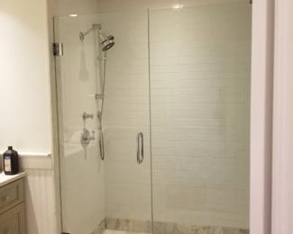 Glass shower door