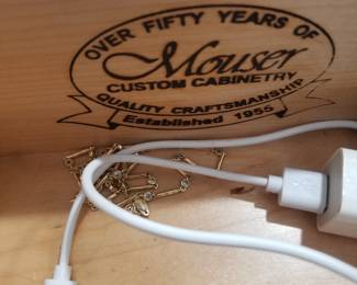 Double bath vanity by Mouser