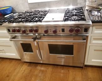 48" Wolf range with griddle