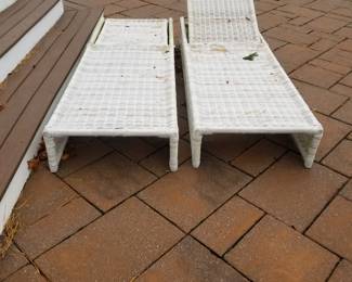 Serena & Lily Pacifica chaises ( cushions available - not shown)