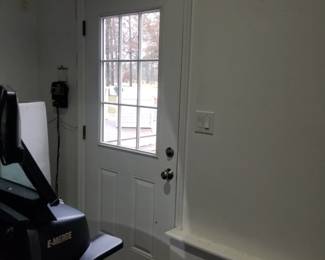 Entry door - interior view