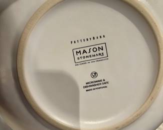 Pottery Barn dishes