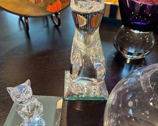 Daum Crystal cat