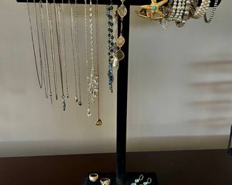 Coach necklace, Monet bracelets, 