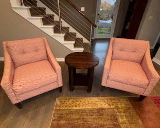 McNabb & Risley pair of occasional chairs