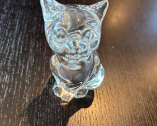 Daum Crystal cat