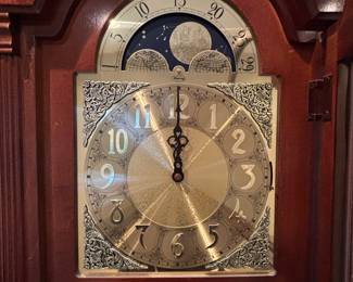 Details of face on Ridgeway clock