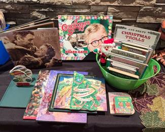 Children's christmas books and game