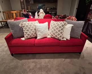 McNabb & Risley sleeper sofa with nail head trim