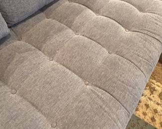 Details of turfted cushions on McNabb & Risley  sectional