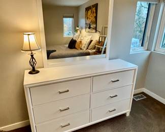 Joss and Main Penright 6 drawer  dresser with mirror
