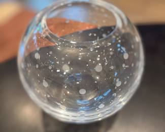 Lenox Kate Spade New York Larabee Dot crystal rose bowl