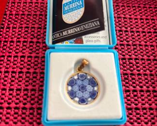 Millefiori Murano pendant