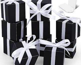 Package of 50 gift boxes and ribbons