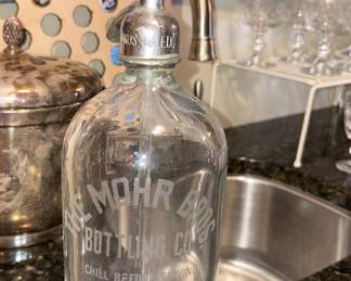 Mohr Bros Seltzer Bottle Toledo Ohio!
