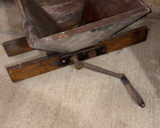 Primitive Fruit/Grape Crusher!
