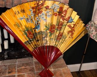 Large Decorative Asian Fan!