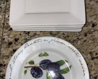 William & Sonoma Orchard Suite Salad Plates,