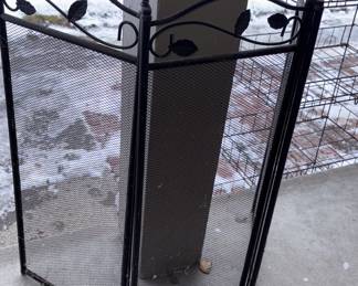 Wrought Iron Fireplace Screen! 
