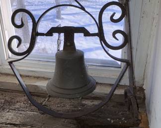 Cast Iron Bell Mounted on Bracket MSBREMLIN 1911!