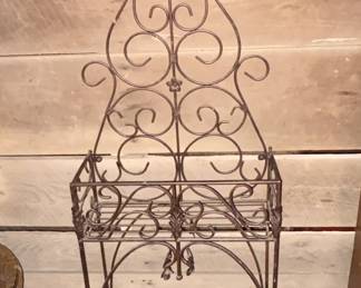 Wrought Iron Plant Stand!