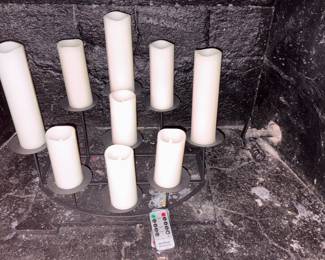 Fireplace Inserts w/Battery Operated Candles!