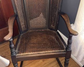Caned Armchair 1920s!