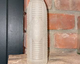 Vtg 1920 Orange Crush Ribbed Soda Bottle Toledo Ohio!
