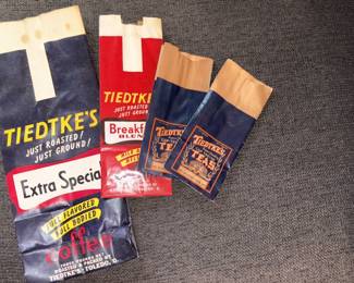 Vtg Tiedtke's Tea & Coffee Bags!
