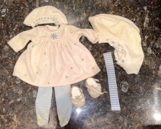 American Girl Bitty Baby Winter Wonderland Outfit w/Matching Girl's Hat!
