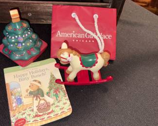 American Girl Itty Bitty Christmas Tree & Rocking Horse!
