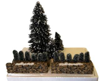 Dept. 56 Stone Wall Trees