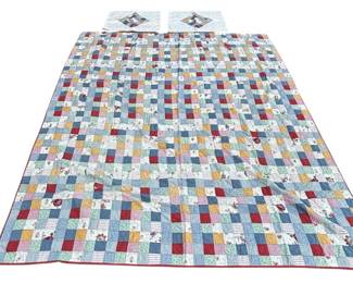 Quilted King Bedspread Shams