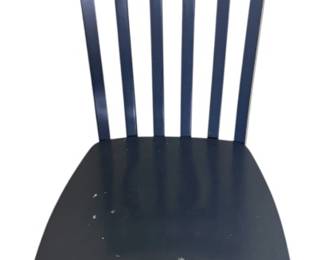 Blue Painted Wooden Chair