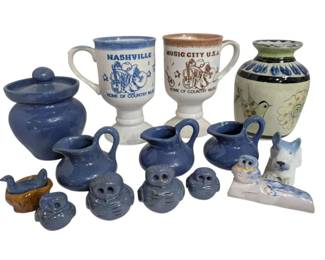 Blue Ceramic Dishes, Animals More