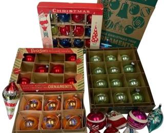 Shiny Brites More Glass Christmas Ornaments