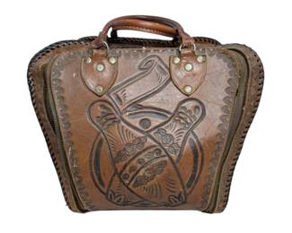 Leather Bowling Ball Bag