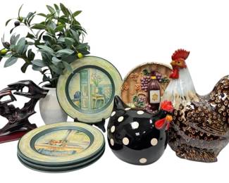 Roosters, Plates More Decor