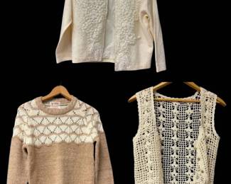 Womens Beaded Sweaters More Sizes 40, 42, 46, M