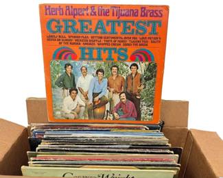 Vinyl Records Including Herb Alpert The Tijuana Brass Greatest Hits