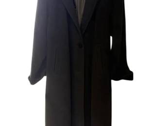 Halston Womens Belted Trench Coat Size 10P