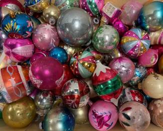001 Shiny Brites Vintage Christmas Ornaments