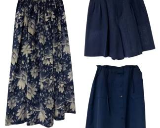 Womens Navy Blue Skirts Shorts Sizes 14 12P