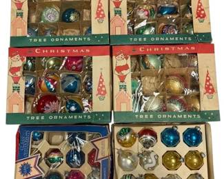 Vintage Glass Christmas Ornaments