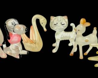 Vintage Crystallite Pets Figurines