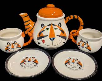 Kelloggs Tony The Tiger Promotional Tea Set