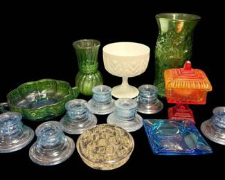 Candleholders, Vases, Frog More Glass Dishes