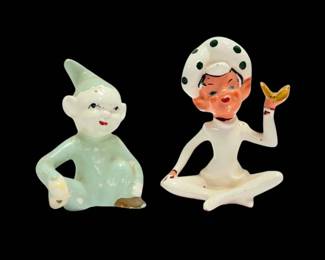 Porcelain Pixie Figurines