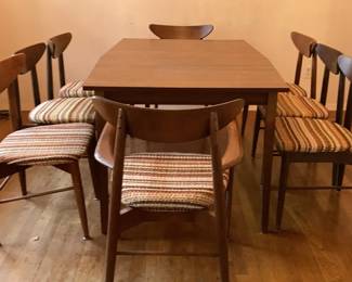 MCM Table and 8 Chairs